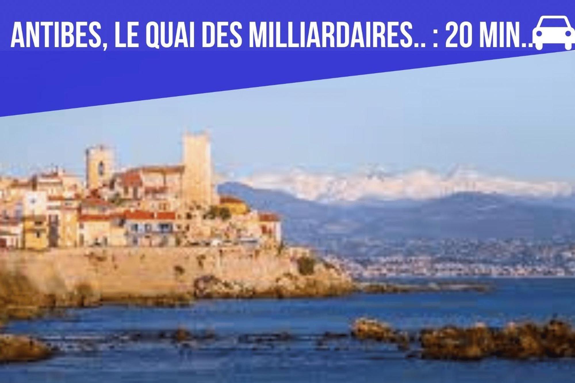 Bed & Breakfast Les Hauts De Cagnes Vue Mer Et Montagne Apartment Екстериор снимка